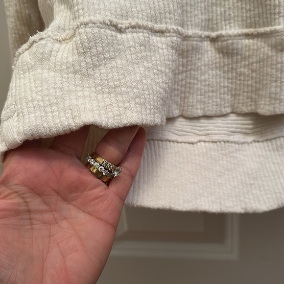 Cream Free People Casey tunic, size XL NWT - Picture 12 of 12